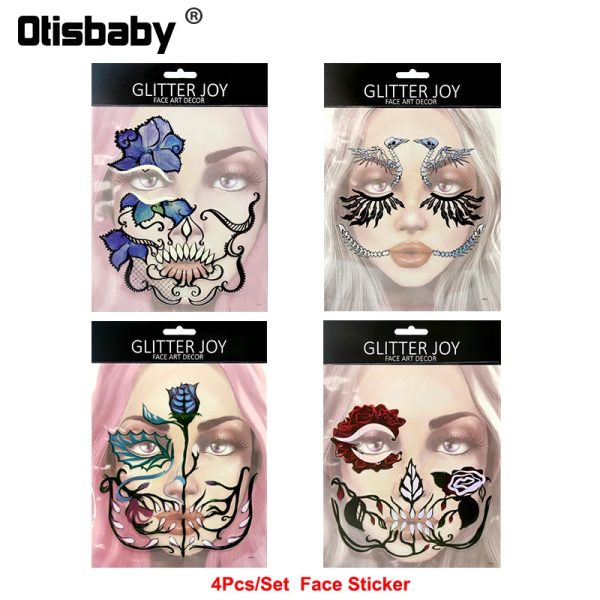 Halloween Masquerade Costume Mother Kids Scary Skull Skeleton One Piece Rose Bodysuit Carnival Girl Family Look Matching Clothes - Image 8