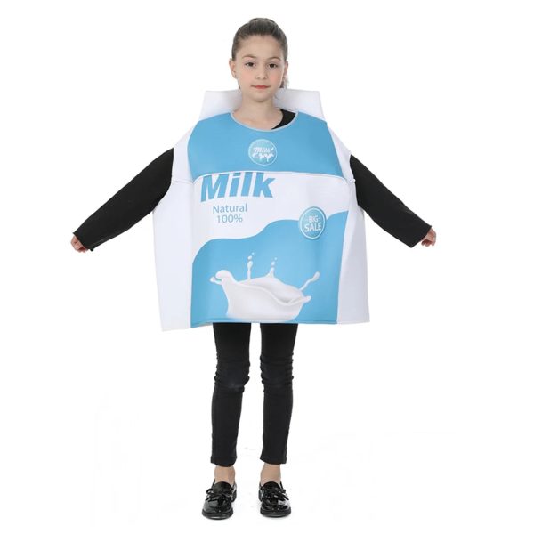 Eraspooky Funny Food Milk Cookies Cosplay Halloween Costumes For Adult Women Kids  Christmas Party Group Family Matching Outfits - Image 7
