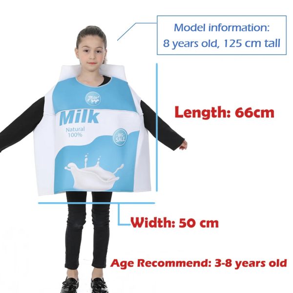 Eraspooky Funny Food Milk Cookies Cosplay Halloween Costumes For Adult Women Kids  Christmas Party Group Family Matching Outfits - Image 28
