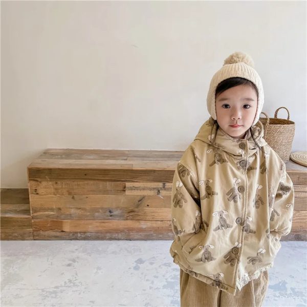Girl Boy Jacket Warm Winter Kids Thick Padded Coat With Hood Korean Baby Clothing Children From 1 To 7 Years Outerwear Cartoon - Image 25