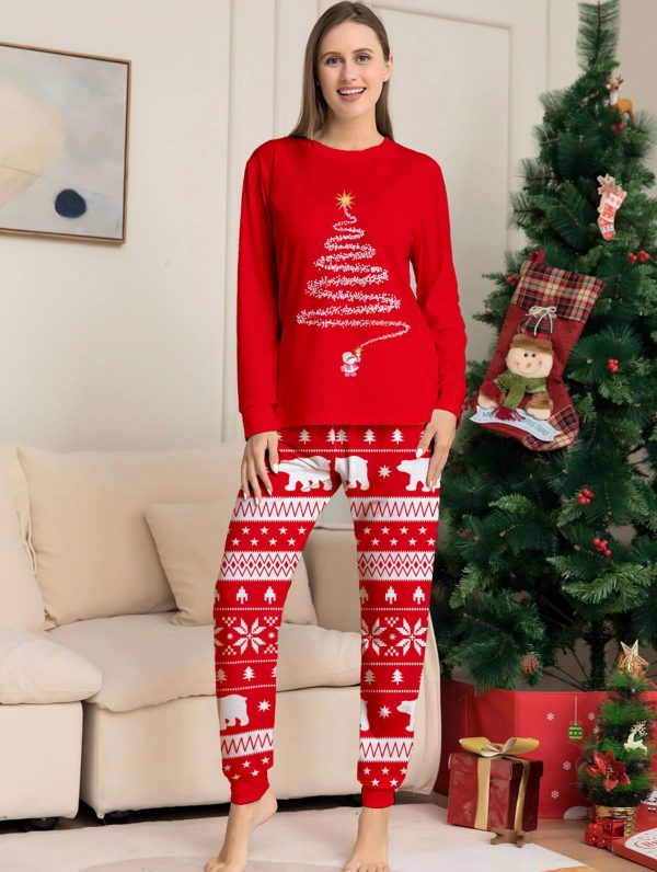 2024 Christmas Pajamas Baby Mother Kids Daughter Mommy Family Set Xmas Pjs Long Sleeve Sleepwear Matching Outfits - Image 18