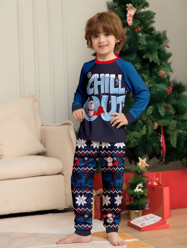 2024 NewCartoon Print Christmas Family Matching Pajamas Xmas Pjs Long Sleeve Father Mother Kids Couples Daddy Mommy Me Daughter - Image 16