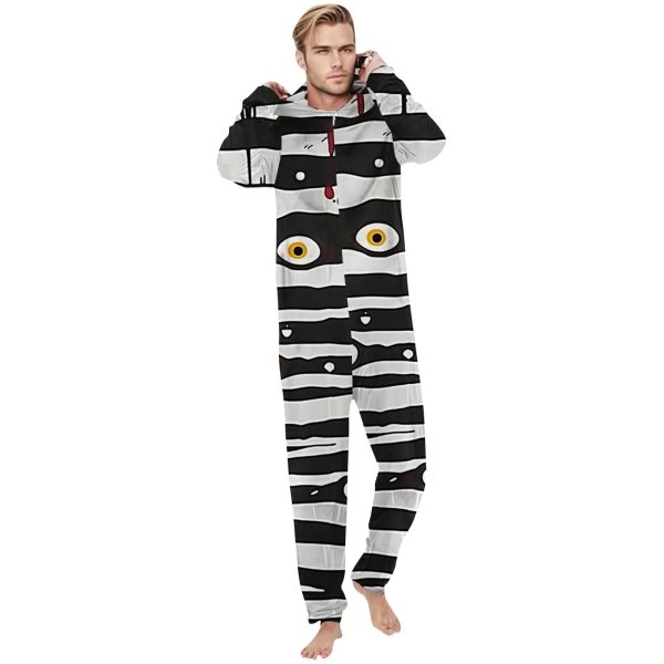 Halloween Party Family Matching Outfits Stripe Print Parent-child Homewear Soft Pajama Set Family Look Pjs 2024 Family Pyjamas - Image 9