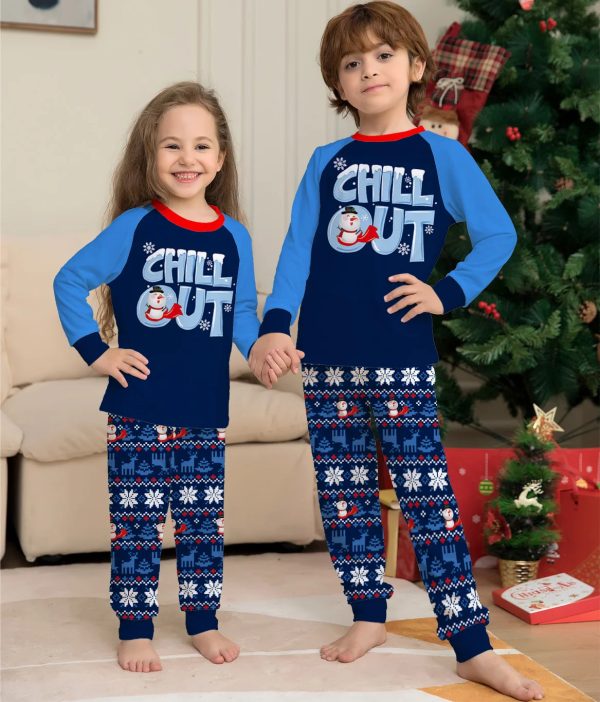 2024 NewCartoon Print Christmas Family Matching Pajamas Xmas Pjs Long Sleeve Father Mother Kids Couples Daddy Mommy Me Daughter - Image 13
