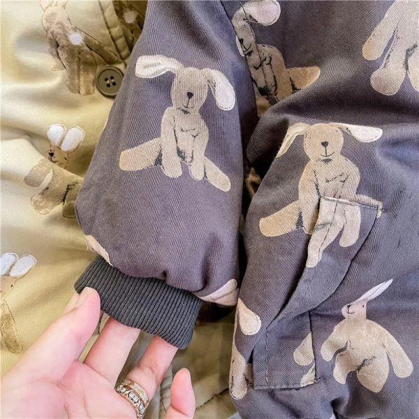 Girl Boy Jacket Warm Winter Kids Thick Padded Coat With Hood Korean Baby Clothing Children From 1 To 7 Years Outerwear Cartoon - Image 40