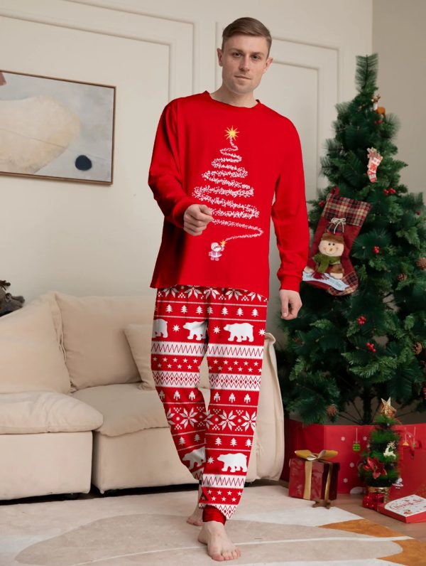 2024 Christmas Pajamas Baby Mother Kids Daughter Mommy Family Set Xmas Pjs Long Sleeve Sleepwear Matching Outfits - Image 5