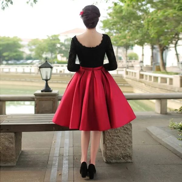Elegant  Mother Daughter Dress Patchwork Lace Mom Kid Matching Dresses Girls Princess Fist Communion Mom Kid Matching Dress - Image 3