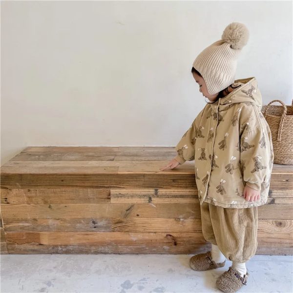 Girl Boy Jacket Warm Winter Kids Thick Padded Coat With Hood Korean Baby Clothing Children From 1 To 7 Years Outerwear Cartoon - Image 23