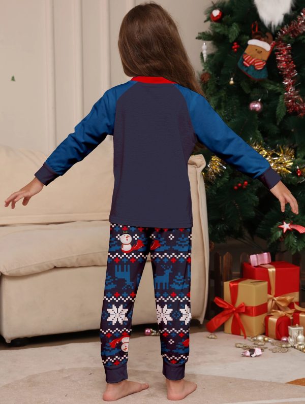 2024 NewCartoon Print Christmas Family Matching Pajamas Xmas Pjs Long Sleeve Father Mother Kids Couples Daddy Mommy Me Daughter - Image 21