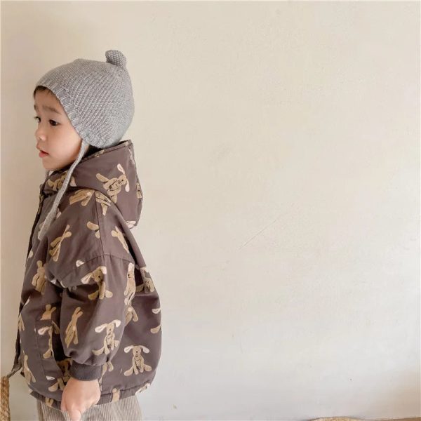 Girl Boy Jacket Warm Winter Kids Thick Padded Coat With Hood Korean Baby Clothing Children From 1 To 7 Years Outerwear Cartoon - Image 13