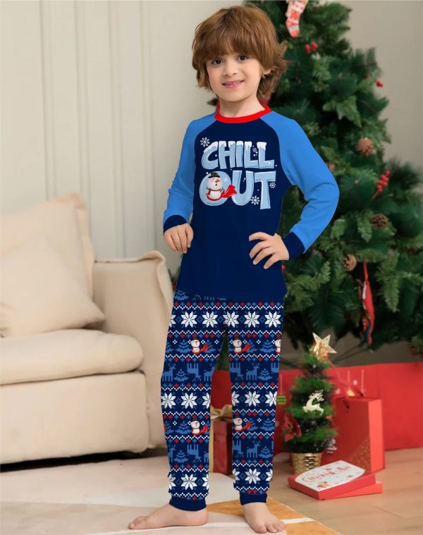 2024 NewCartoon Print Christmas Family Matching Pajamas Xmas Pjs Long Sleeve Father Mother Kids Couples Daddy Mommy Me Daughter - Image 6