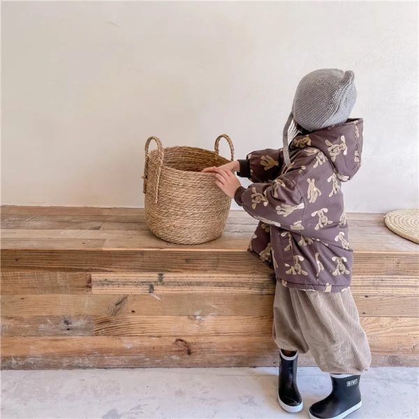 Girl Boy Jacket Warm Winter Kids Thick Padded Coat With Hood Korean Baby Clothing Children From 1 To 7 Years Outerwear Cartoon - Image 21