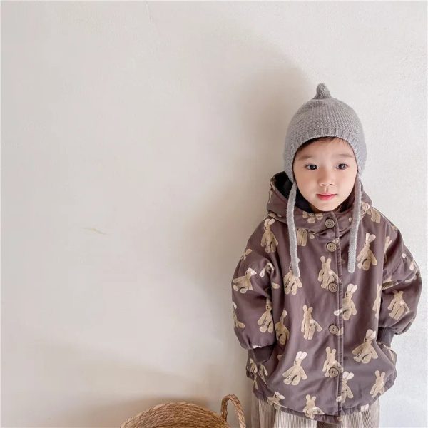 Girl Boy Jacket Warm Winter Kids Thick Padded Coat With Hood Korean Baby Clothing Children From 1 To 7 Years Outerwear Cartoon - Image 16