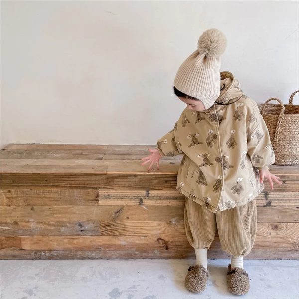 Girl Boy Jacket Warm Winter Kids Thick Padded Coat With Hood Korean Baby Clothing Children From 1 To 7 Years Outerwear Cartoon - Image 28