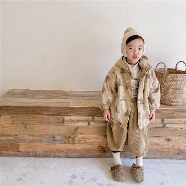 Girl Boy Jacket Warm Winter Kids Thick Padded Coat With Hood Korean Baby Clothing Children From 1 To 7 Years Outerwear Cartoon - Image 32