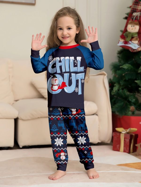 2024 NewCartoon Print Christmas Family Matching Pajamas Xmas Pjs Long Sleeve Father Mother Kids Couples Daddy Mommy Me Daughter - Image 20