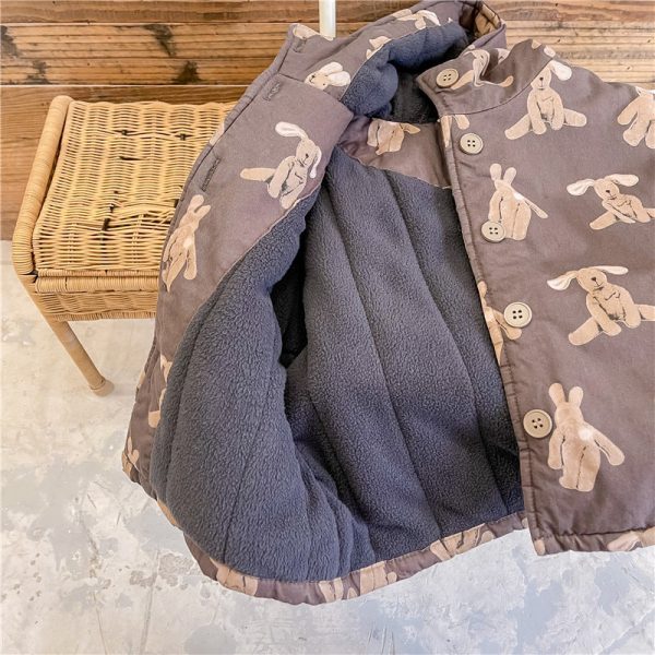 Girl Boy Jacket Warm Winter Kids Thick Padded Coat With Hood Korean Baby Clothing Children From 1 To 7 Years Outerwear Cartoon - Image 41