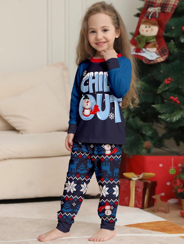 2024 NewCartoon Print Christmas Family Matching Pajamas Xmas Pjs Long Sleeve Father Mother Kids Couples Daddy Mommy Me Daughter - Image 22