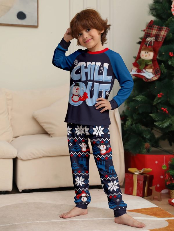 2024 NewCartoon Print Christmas Family Matching Pajamas Xmas Pjs Long Sleeve Father Mother Kids Couples Daddy Mommy Me Daughter - Image 18