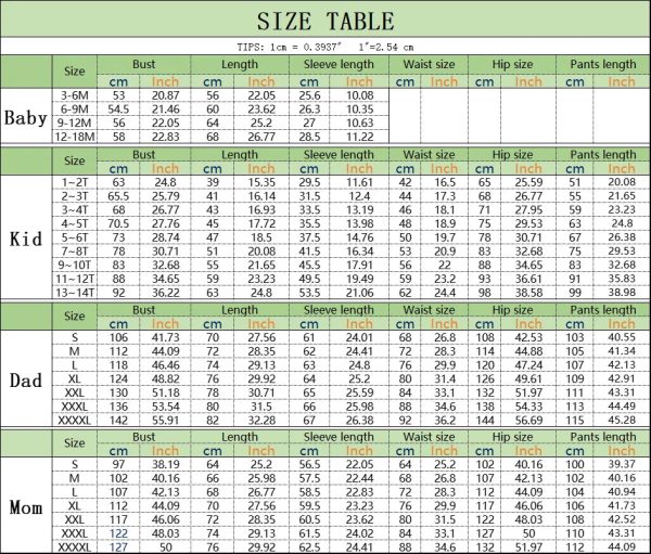 2024 Christmas Pajamas Baby Mother Kids Daughter Mommy Family Set Xmas Pjs Long Sleeve Sleepwear Matching Outfits - Image 7