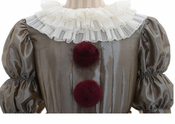Halloween Cosplay Pennywise Costume Men Women Children Boy Girl Family Matching Stephen It Resurrection Night Clown Clothing Set - Image 17