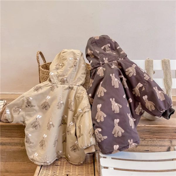 Girl Boy Jacket Warm Winter Kids Thick Padded Coat With Hood Korean Baby Clothing Children From 1 To 7 Years Outerwear Cartoon - Image 44
